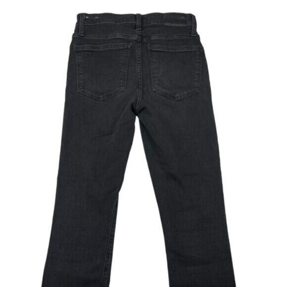 Madewell Women’s Roadtripper Mid Rise Jean In Washed Black Size 24 - Picture 6 of 7